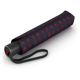 Knirps A.200 Medium Duomatic Pocket Umbrella - Compact and Storm Resistant - Wind Tunnel Tested, Pinta Sailor