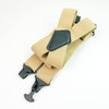 MELOTOUGH X back suspenders airport friendly Suspenders,NO buzz with Plastic