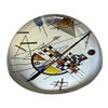 Parastone Kandinsky Paperweight Glass Dome Modern PKAN1