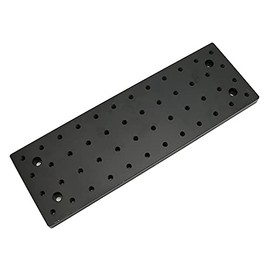Optical Plate Flat Aluminum Honeycomb Breadboard Experimental Vibration Isolation Platform Workbench M6 Tapped Mounting Holes (100X300X12MM)