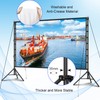 200 inch Projector Screen with Stand,HUANYINGBJB Outside Projection Screen, Portable