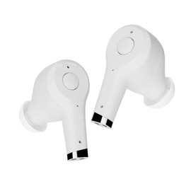 Sudio ETT True Wireless Earbuds - Cancelación Activa de Ruido, Modo de Transparencia, protección de Agua IPX5, batería de 30 Horas, iOS, Android, Carga inalámbrica (Blanco)