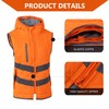 PALAMLY Safety Vest for Women High Visibility Reflective with Pockets