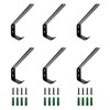 Wall Hooks 6 Pcs,ULIFESTAR Stainless Steel Coat Hooks for Hanging