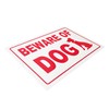 Beware of Dog Red High Contrast Warning Safety Door Sign