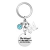 Inspirational Gift Key Chains "She Believe She Could So She