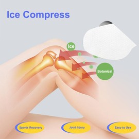 Heepulor Gel Ice Packs Ice Compress for Injuries Last for 6 Hours (18Pcs)