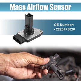 X AUTOHAUX Car Mass Air Flow Sensor Meter Automotive Air Flow Sensor Meter for Toyota 4Runner 2003-2004 for Toyota Land Cruiser 1998-2005 No.2220475020