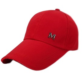 Coup de Coeur! Cap, One Point Hat, Casual, Outdoor, Stylish, Colorful, Unisex, Sports, Tennis, Golf, UV Rays, Sun Protection, Climbing Prevention, red