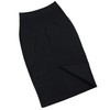 Haveli Women's Simple Tight Pencil Skirt, Below Knee Length, Slit,