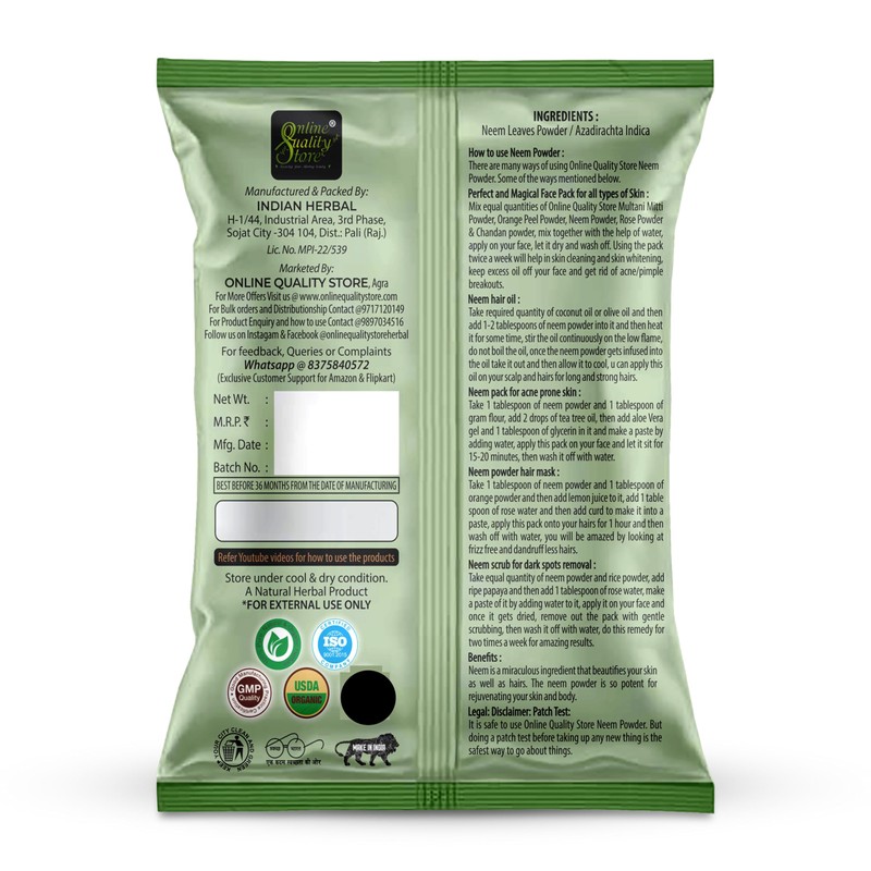 Online Quality Store Multani Mitti Powder + Chandan + Orange