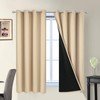 Yakamok Home Decor Thermal Insulated Full Blackout 2-Layer Lined Drapes