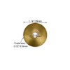 Tiazza 10Pcs Convex Round Brass Backplate Washers Classical Furniture Decoration