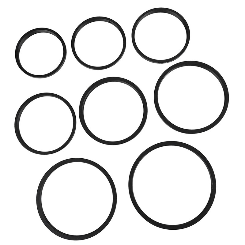 8 PCS Metal Step Up Rings Universal Lens Filter Adapter
