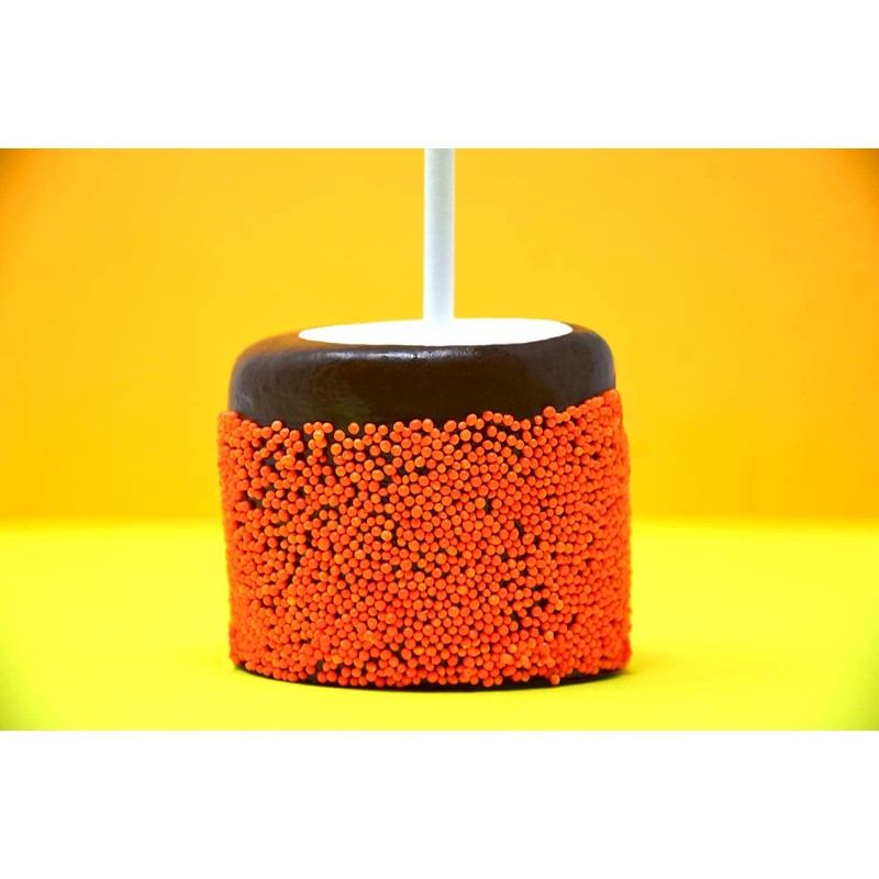 Mystic Sprinkles Solid Color Nonpareils 3.8oz Bottle (Only Orange)