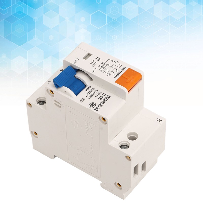 Miniature Circuit Breaker Overload Air Switch Leakage Protection Switch 16A