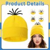 Raqieman Adult Headwear, yellow, One size fits all