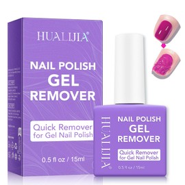 Gel Nail Polish Remover, Gel Polish Remover for Nails - Quickily and Easily Removes Gel Nail Polish at Home in 2-5 Mins - No Need for Foil, Soaking or Wrapping, 0.5 fl oz