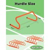 GHB 10 Pack 8" Agility Hurdles Speed Agility Training Hurdles,