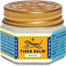 White Tiger Balm - Natural Balm For Colds And Promoting Skin Circulation. Contains Essential Oils - 1 X 19.4 g