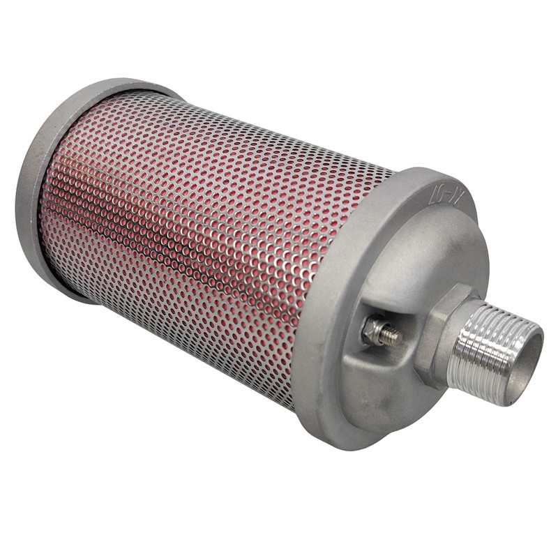 XY-07 Air Compressor Muffler 3/4 "NPT External Thread, Suitable for