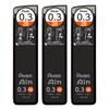 Pentel Mechanical Pencil Lead, Pentel Ain 0.3mm 2B, Pack of