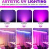 Blacklight 72W 36 LED UV Stage Light by IR Remote