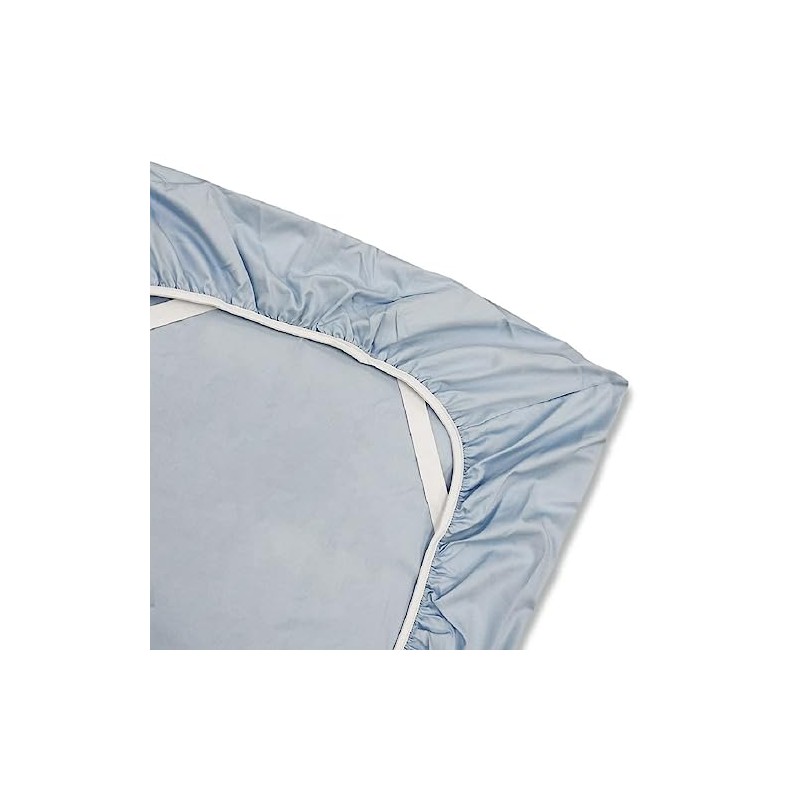 Low Profile Cotton Sateen Fitted Sheet Only (7-10 Inches) Twin