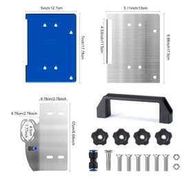 Angle Grinder Stand for 45° Chamfer Cutting of Tiles, 100 Type Angle Grinder Stand, with Blue Non-Slip Mat, Angle Grinder Cutting Bracket, Tile Chamfer Stand, Angle Grinder Accessories