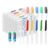 HAIFOTRVA Disposable Toothbrushes with Toothpaste and Floss,30 Pcs 3 in