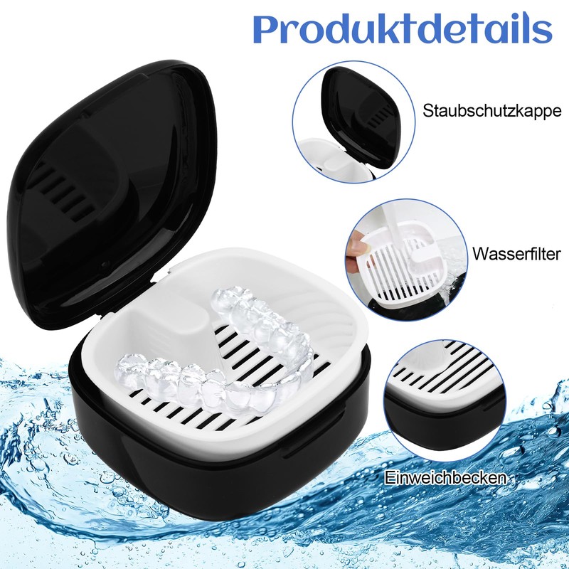 Denture Box, Braces Box, Denture Box, Denture Box with Removable