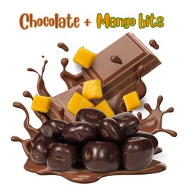 It'S Delish Dark Chocolate Covered Dried Mango by It's Delish, Bulk Bag 12 Oz