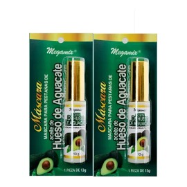 2 Mascara Para Pestañas De Acete De Hueso De Aguacate 13 Gr
