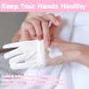 Guantes de algodón para inspección, 6 pares, gruesos, elásticos