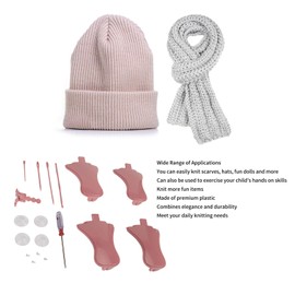 Round Loom Machine Accessories for Sentro 22 40 48: Knitting Machine Parts for Convenient & Fast Machine Crochet, Premium Plastic Material