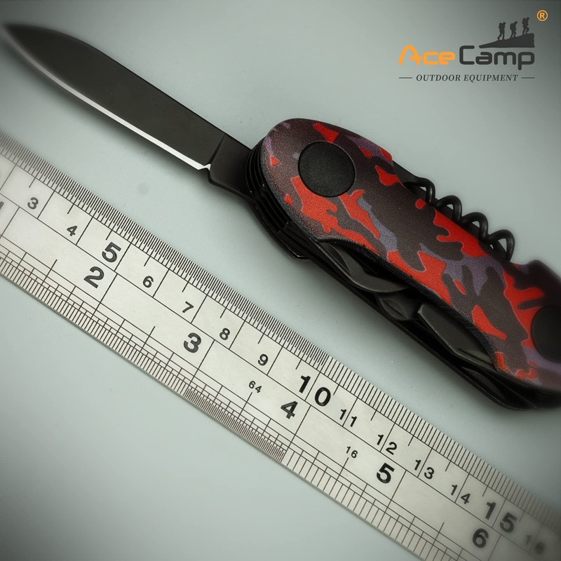 munkees 14-IN-1 Multi-functional Tool, Portable, Foldable, Blade, Versatile Tool, For