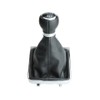 Gear Knob 6 Gears + Gear Stick Boot in Black