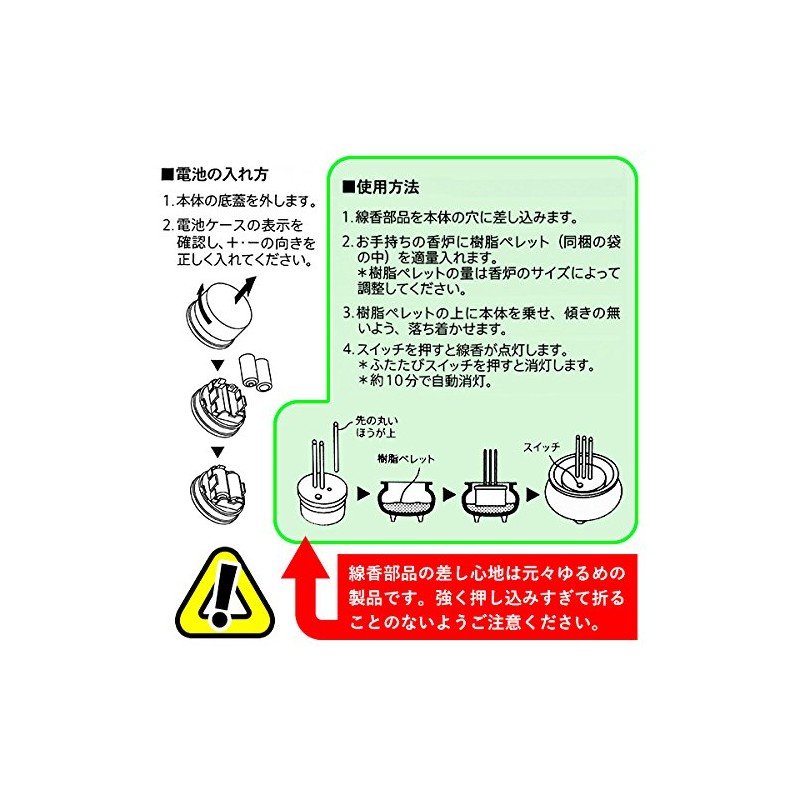 Timer Type Electronic Incense Incense "Zuiko" Body Only (j1456)