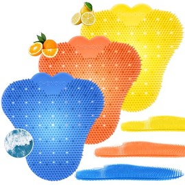 CHONOVO Urinal Screen Deodorizer, 12 Pack Urinal Cakes 3 Fresh Scents, Ocean Breeze, Lemon, Orange Citrus, Anti-Splash Odor Protection Mats Pads for Men Toilet in Bathroom School Restroom Office Hotel