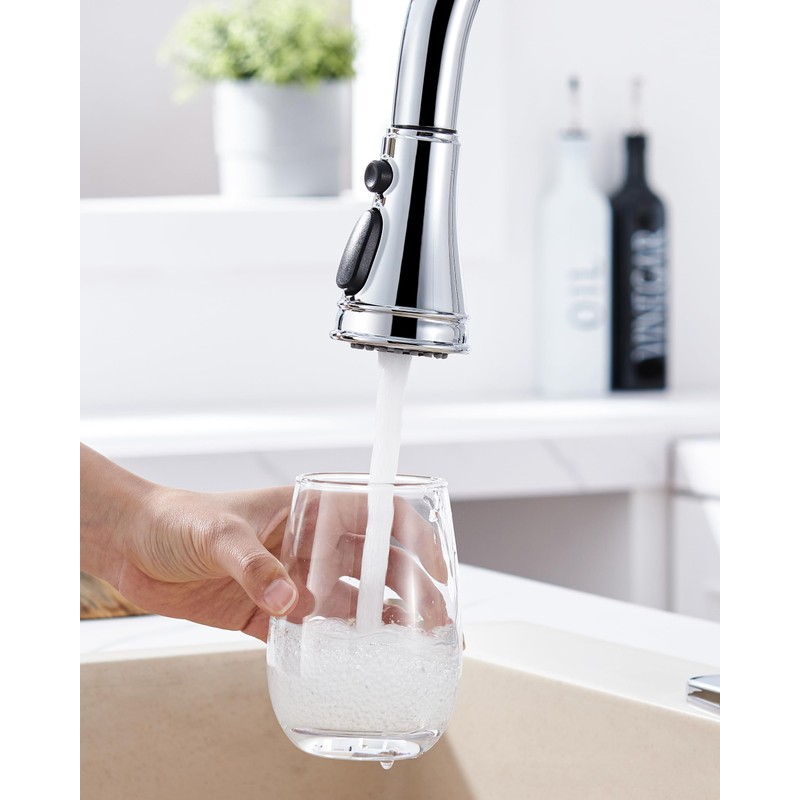 Kitchen Faucet Spray Head Replacement - Pull Down Faucet Sprayer