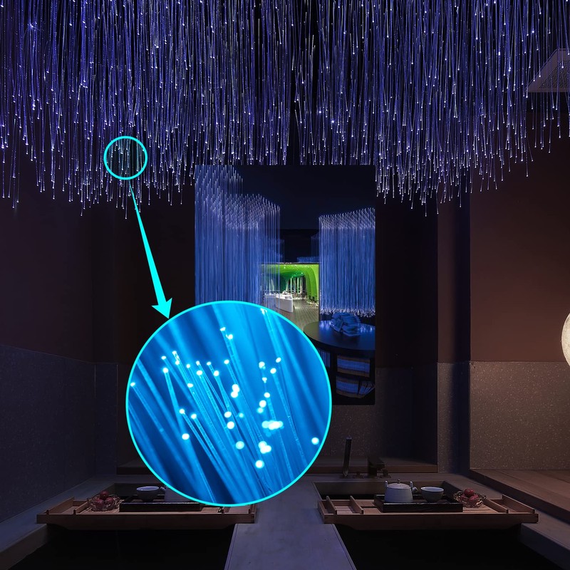 AMKI - Cable luminoso de fibra óptica PMMA de plástico