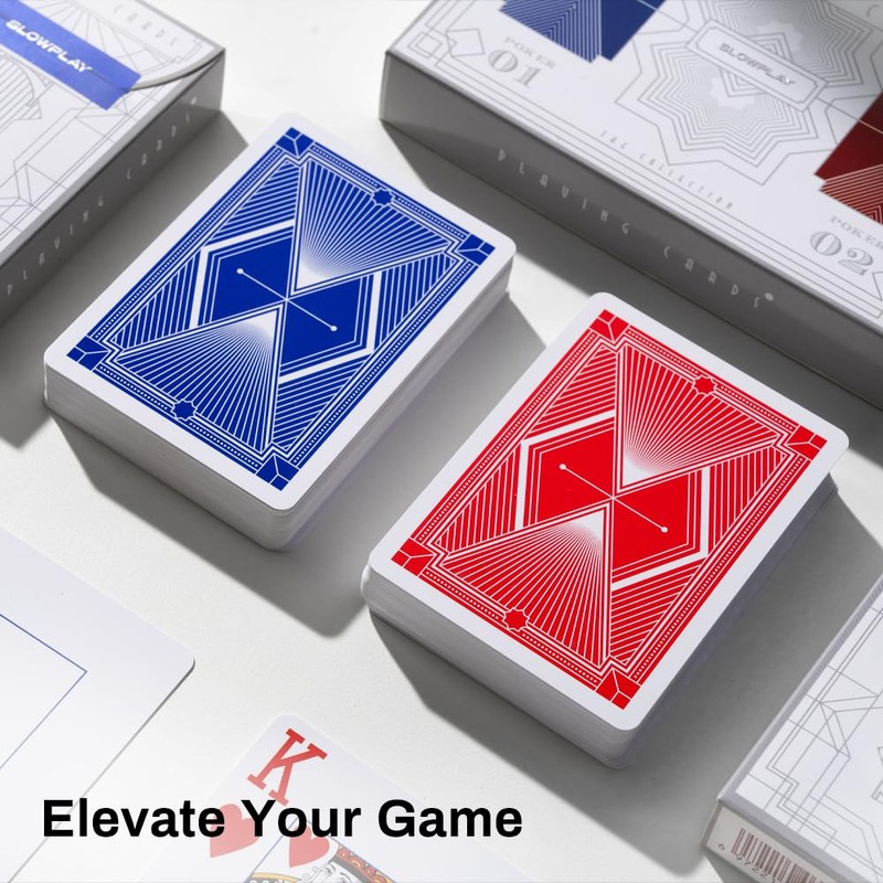 SLOWPLAY (Gen 2) 100% Plastic 2 Deck Jumbo Index Poker