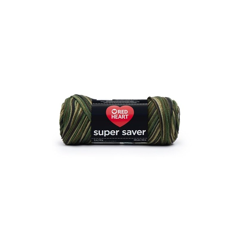 RED Heart Super Saver Yarn, Camouflage Print