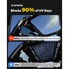 Xprite Adventure Style Sunshade Compatible with 2018+ Jeep Wrangler JL