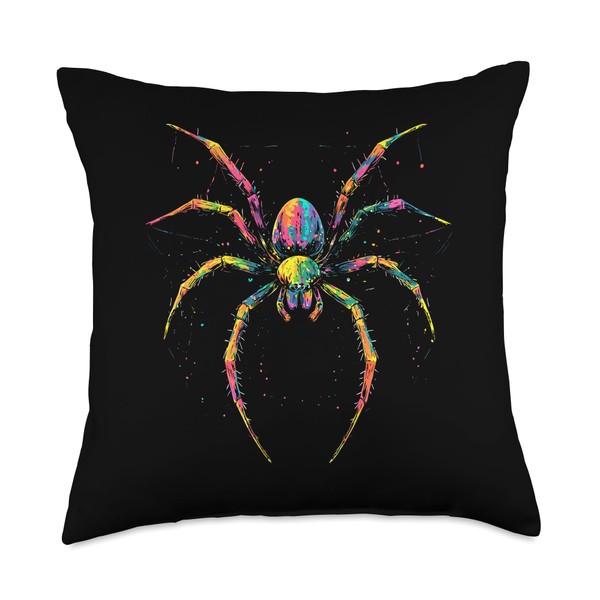 Spider Regal Jumping Spider Tarantula Arachnophile Arachnids Throw Pillow