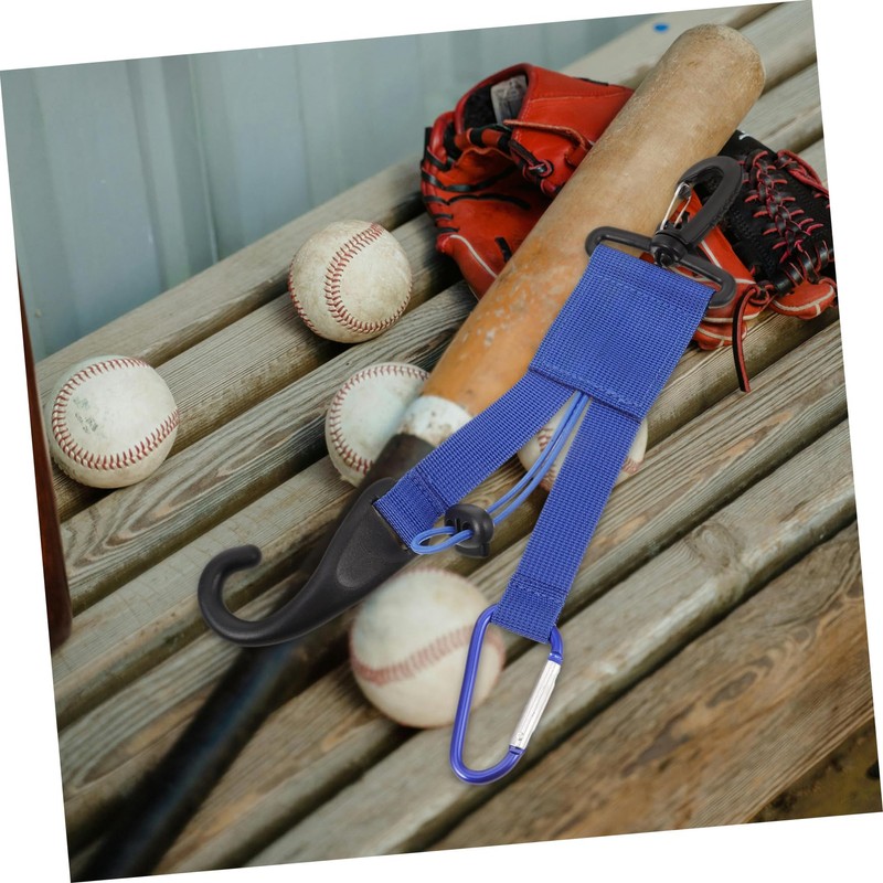 BESPORTBLE Baseball Gear Holder Hooks and Webbing for Helmets Gloves