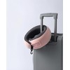 ZEOPRIX Memory Foam Wrap Around Travel Neck Pillow for Airplane,