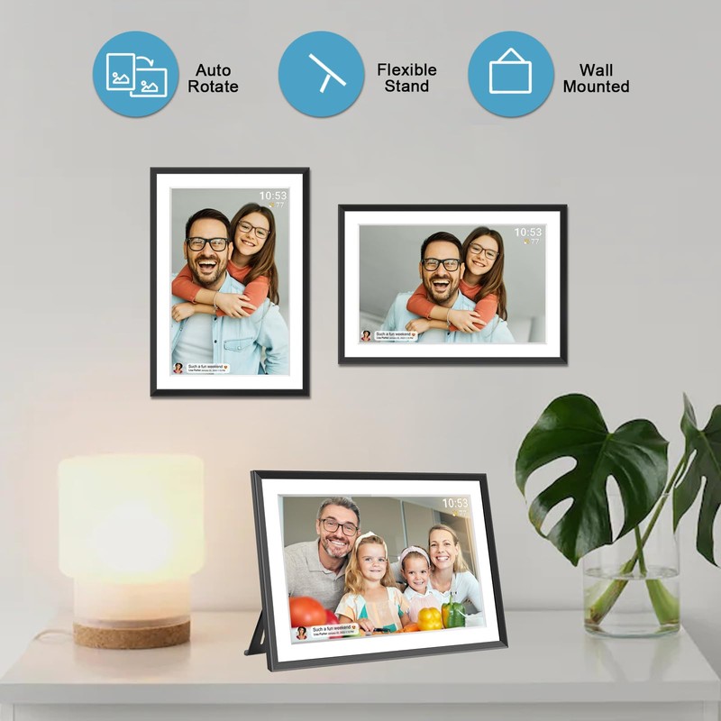 Digital Picture Frame WLAN 10.1 Inch 1280 x 800 IPS