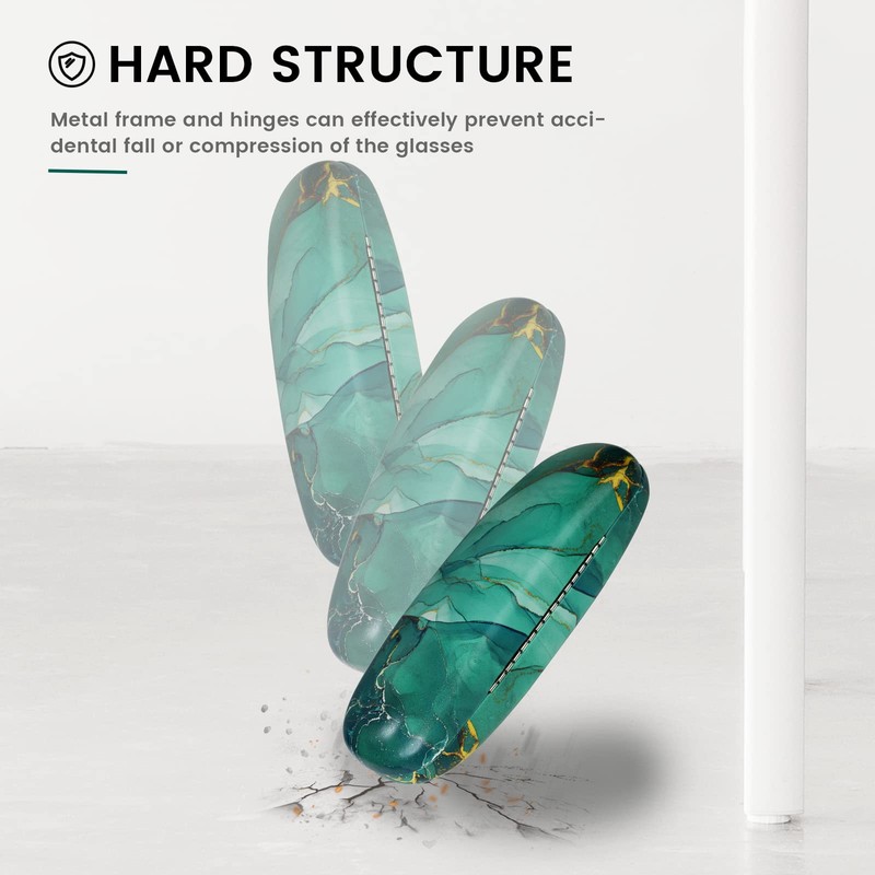 molshine Unisex Glasses Case, Green