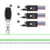 dstfuy Wireless Light Switch,3 Way Mini Remote Switch AC 110V/120V/220V/240V/10A